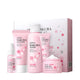 Facial Skin Care Set Skin Cleaning Sakura Skincare Set For Women Girls With Cleanser Toner Face Serum Cream Eye Cream