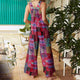 Vintage Summer Women Jumpsuits Suspender 90s Retro Wide Leg Overall Baggy Romper With Pockets Outfits