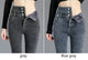 Thermal Winter Thick Fleece High-waist Warm Skinny Jeans Thick Women Stretch Button Pencil Pants Mom Casual Velvet Jeans