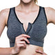 Women Front Buckle Zipper Bra Ladies Professional Shockproof Vest Running Yoga Fitness Sports Bra Weight loos Workout