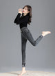 Thermal Winter Thick Fleece High-waist Warm Skinny Jeans Thick Women Stretch Button Pencil Pants Mom Casual Velvet Jeans