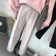 Winter Thicken Women Pencil Pants  Wool Pants Female 2019 Autumn High Waist Loose Trousers Capris Good Fabric