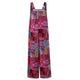 Vintage Summer Women Jumpsuits Suspender 90s Retro Wide Leg Overall Baggy Romper With Pockets Outfits