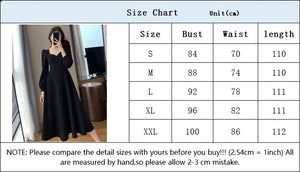 Long Puff Sleeve Solid Elegant Dress Women Clothing Wedding Guest New Year Women Fashion High Waist Slim Evening Party Dresses