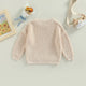 Infant Toddler Crew Neck Sweaters Cozy Long Sleeve Knit Pullovers in Vibrant Solid Colors for Little Ones