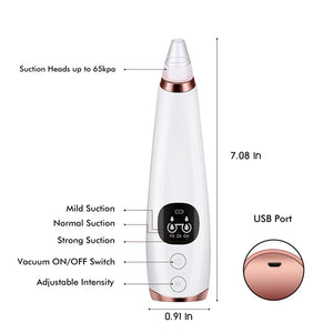 Electric Blackhead Remover Vacuum Acne Cleaner Black Spots Removal Facial Deep Cleansing Pore Cleaner Machine Skin Care Tools