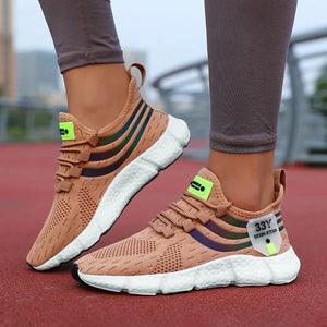 Women Vulcanized Shoes Sneakers Lightweight Summer Woman Casual Sports Shoes Breathable Jogging Trainers Walking Tenis Shoes