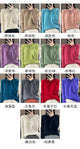 New autumn and winter 100% Merino pure color O-neck cashmere sweater women's casual knitted top pullover