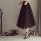 Half Length Skirt Spring and Autumn Three-layer Mesh Skirt Pettiskirt Long Princess Skirt Large Swing Skirt