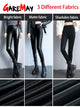 Warm High Waisted Faux Pu Leather Leggings for Women Shiny Winter Pants Velvet Slimming Women's Leather Leggings Seamless