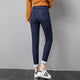 2023 Women Thermal Jeans Winter Snow Warm Plush Stretch Jeans Lady Skinny Thicken Fleece Denim Long Pants Retro Pencil Trousers