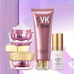 AILKE Face Cream With Hyaluron Scars Whitening Moisturizing Lifting Anti-aging Women Sleeping Dry Korean Bleaching Skin Care