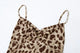 Ladies Vintage Leopard Print Women Sexy Spaghetti Strap Summer Dress Chic Swing Collar Backless Party Club Long Dresses Female