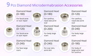 3 in1 Diamond Microdermabrasion Machine Professional Facial Dermabrasion Machine for Skin Care Blackhead Removal