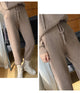 Cashmere Women's Pants Autumn/Winter Thick Warm Andy Cashmere Women's Pants Small Feet Casual Fashion Drawstring Women's Pants