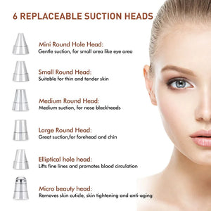 Electric Blackhead Remover Vacuum Acne Cleaner Black Spots Removal Facial Deep Cleansing Pore Cleaner Machine Skin Care Tools