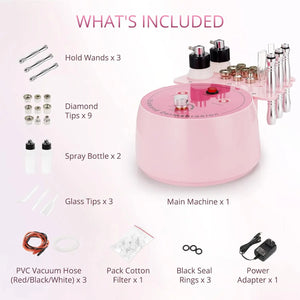 3 in1 Diamond Microdermabrasion Machine Professional Facial Dermabrasion Machine for Skin Care Blackhead Removal