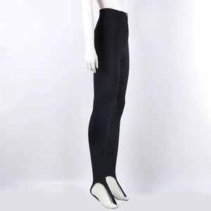 Korean Fashion Winter Black High Waisted Skinny Y2K Women Pants Sexy Glitter Casual Club 2023 Leggings Pants Long