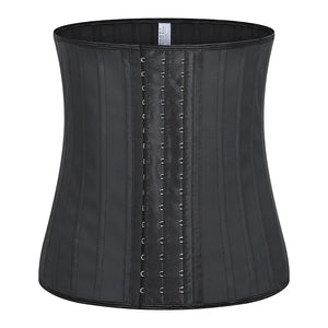 OUZEY 25 Bones Latex Waist Trainer Corset Underbust Cincher Slimming Belt Girdle Shapewear Women Enhancer Tummy Control Belly