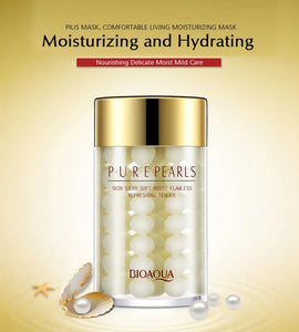 2pcs BIOAQUA Pure Pearl Face Cream Moisturizing Skin Firming Hydrating Facial Cream Beauty Health Skin Care